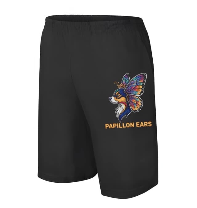 Pánské/dětské kraťasy Papillon Královské Motýlí Uši Barevná Psí Elegance S Korunkou