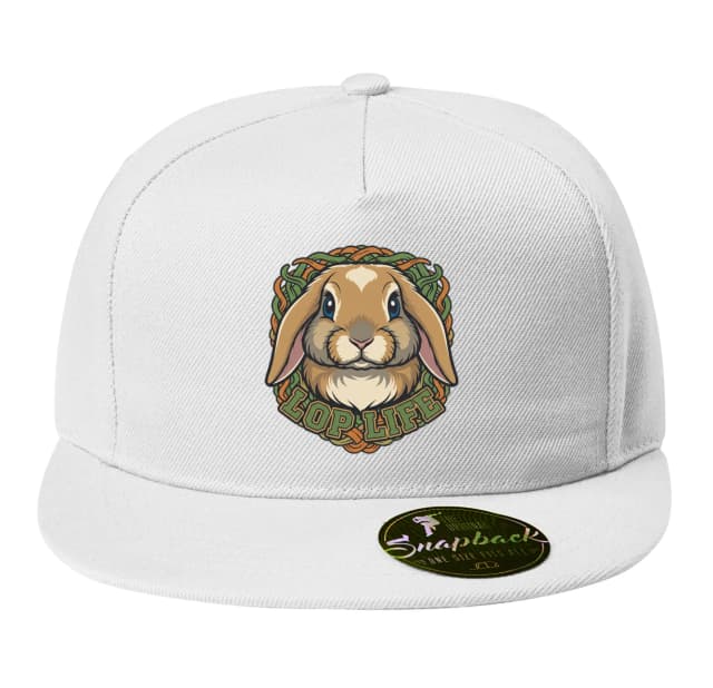 Snapback Roztomilý Králík S Visícími Ušima Lop Life V Keltském Stylu