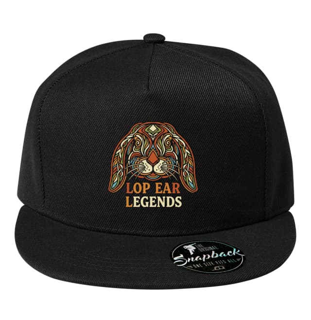 Snapback Unikátní Lop Ear Legends Stylizovaný Králík S Visícími Ušima