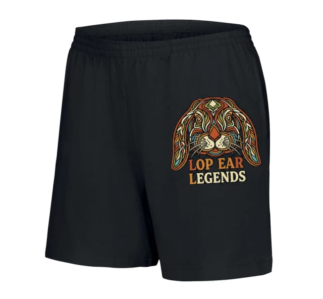 Dámské šortky Unikátní Lop Ear Legends Stylizovaný Králík S Visícími Ušima