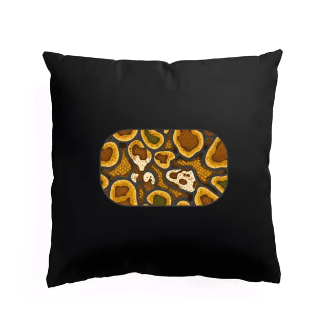 Polštář Luxusní Organický Zlatý Ball Python Vzor Inspirovaný Přírodou
