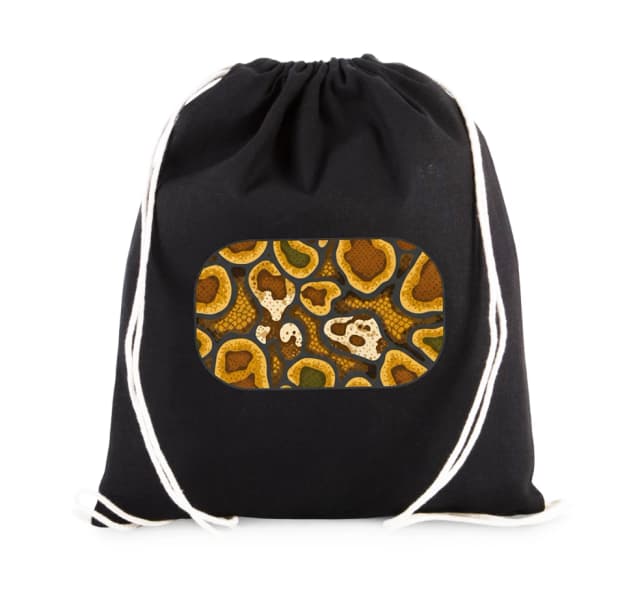 Vak na záda Luxusní Organický Zlatý Ball Python Vzor Inspirovaný Přírodou