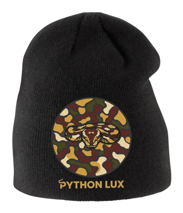 Dětská zimní čepice Noční Kamufláž Python Lux Exkluzivní Vzory Ball Python V Zemitých Tónech