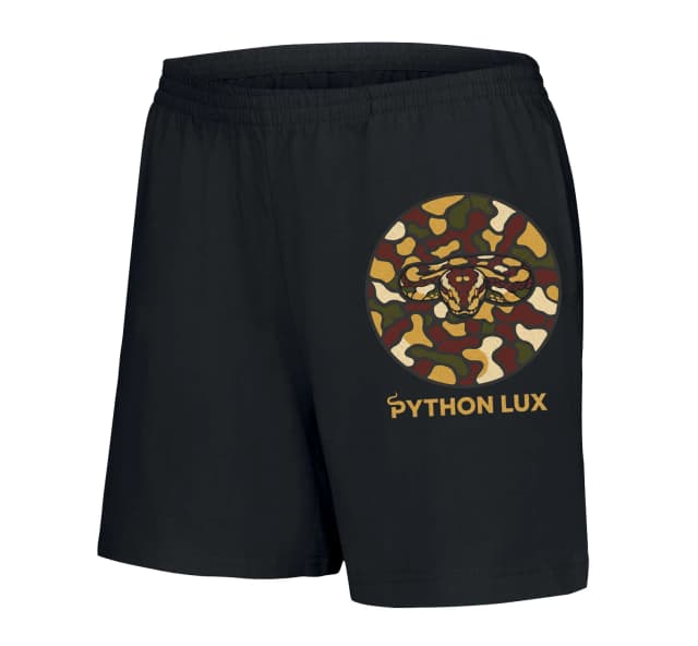 Dámské šortky Noční Kamufláž Python Lux Exkluzivní Vzory Ball Python V Zemitých Tónech