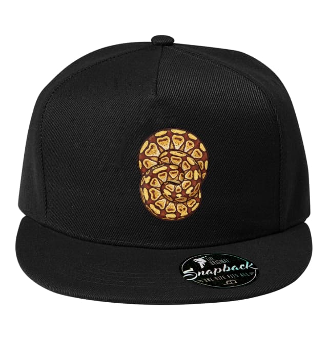 Snapback Zlatý Vzor Ball Python Kouzlo Křivek A Divoká Elegance