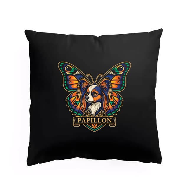 Polštář Papillon S Motýlími Křídly Barevná Ilustrace Elegance A Svobody
