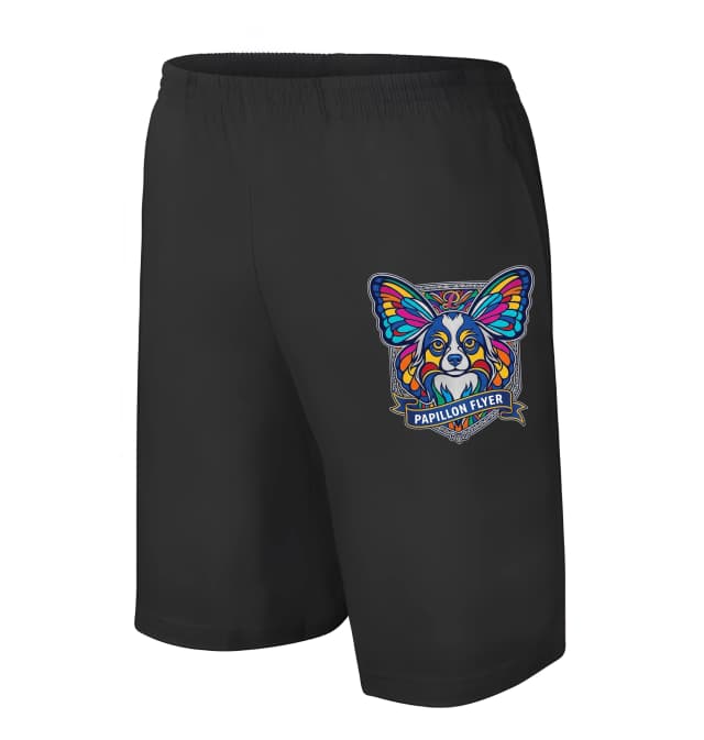 Pánské/dětské kraťasy Papillon Duha Barevné Motýlí Uši Ve Vitrážovém Stylu
