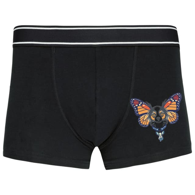 Boxerky Papillon Motýlí Uši Královský Pes S Kouzelným Přívěskem
