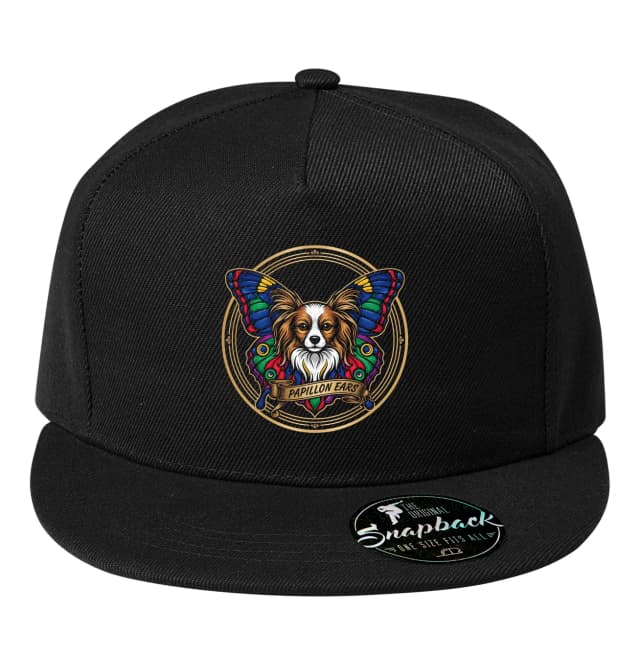Snapback Papillon Kouzlo Motýlích Uší Barevná Ilustrace Věrného Společníka