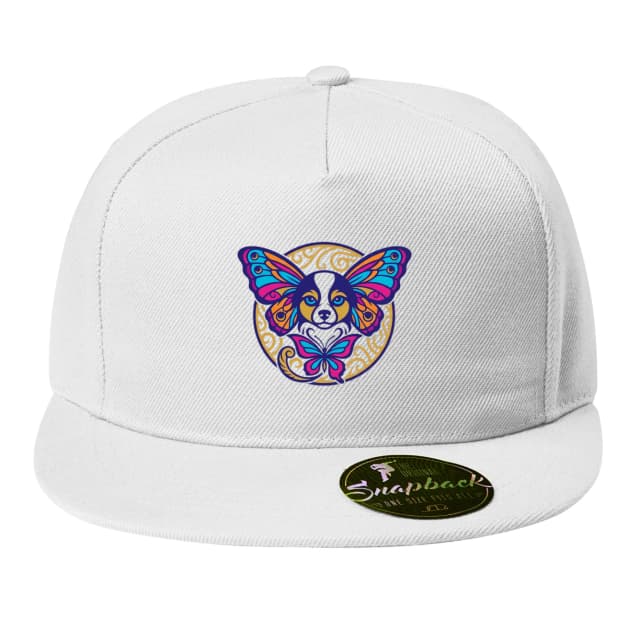Snapback Papillon Motýlí Kouzlo A Barevná Psí Elegance V Křídlech