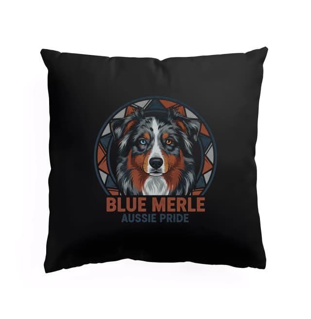 Polštář Blue Merle Aussie Hrdost S Heterochromií A Věrností