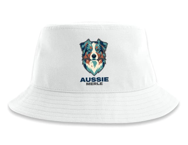Klobouček Aussie Merle Moderní Stylizovaný Portrét Australského Ovčáka Pro Milovníky