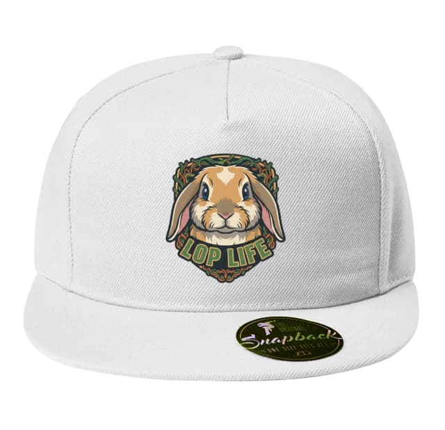 Snapback Lop Life Roztomilý Zakrslý Králíček V Přírodním Věnci Z Lián