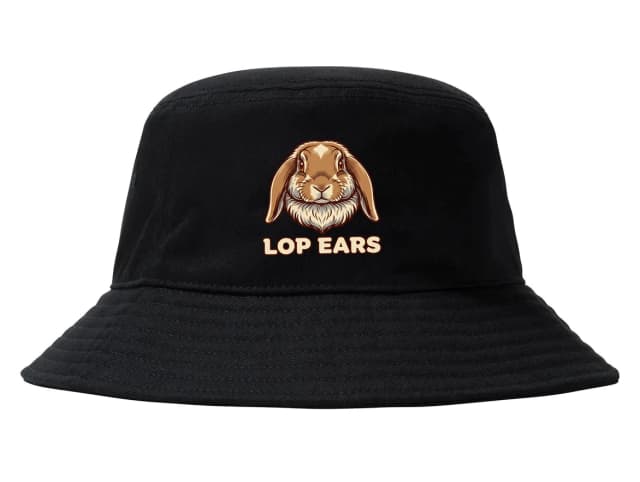 Klobouček Roztomilý Lop Ears Králík Hřejivý Maskot A Vintage Logo