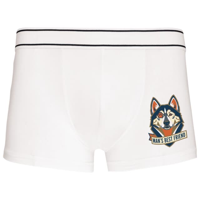 Boxerky Tlapka Přes Oko Sibiřský Husky  Věrný Strážce A Přítel