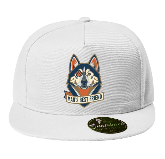 Snapback Tlapka Přes Oko Sibiřský Husky  Věrný Strážce A Přítel