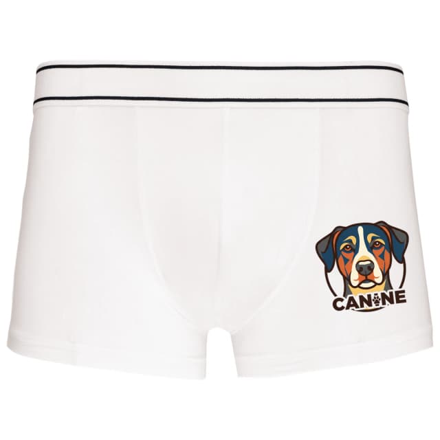 Boxerky Moderní Barevný Psí Portrét Canine Osobité Logo Pro Milovníky