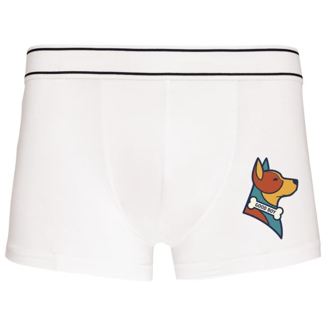 Boxerky Věrný Dobrák Good Boy Stylizovaná Ikona Psí Oddanosti A Radosti