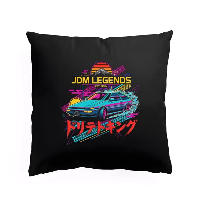 Polštář Jdm Legends Retro Drift Králové Driftu Ae86 Mt Fuji Neonový Kouř