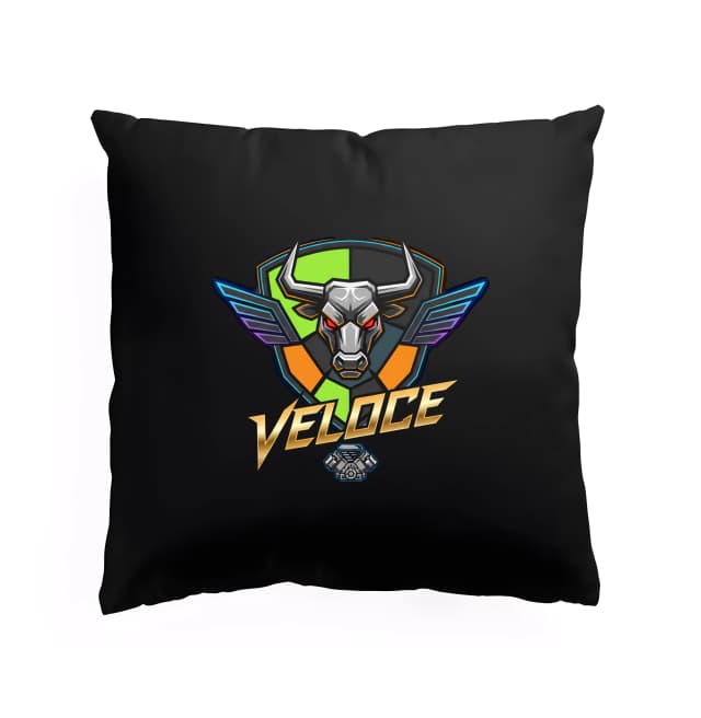 Polštář Dravý Býk Veloce Štít Rychlosti S Neonovými Křídly