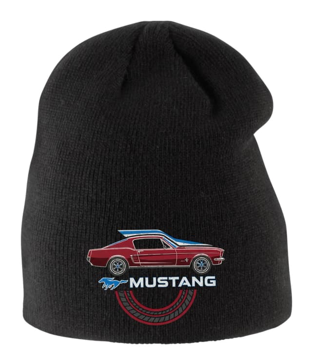 Dětská zimní čepice Retro Silueta Klasického Mustang Nádech Americké Síly A Pneumatikové Stopy