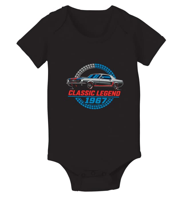Dětské body Legendární Americká Klasika Classic Legend 1967 Mustang Pro Sběratele