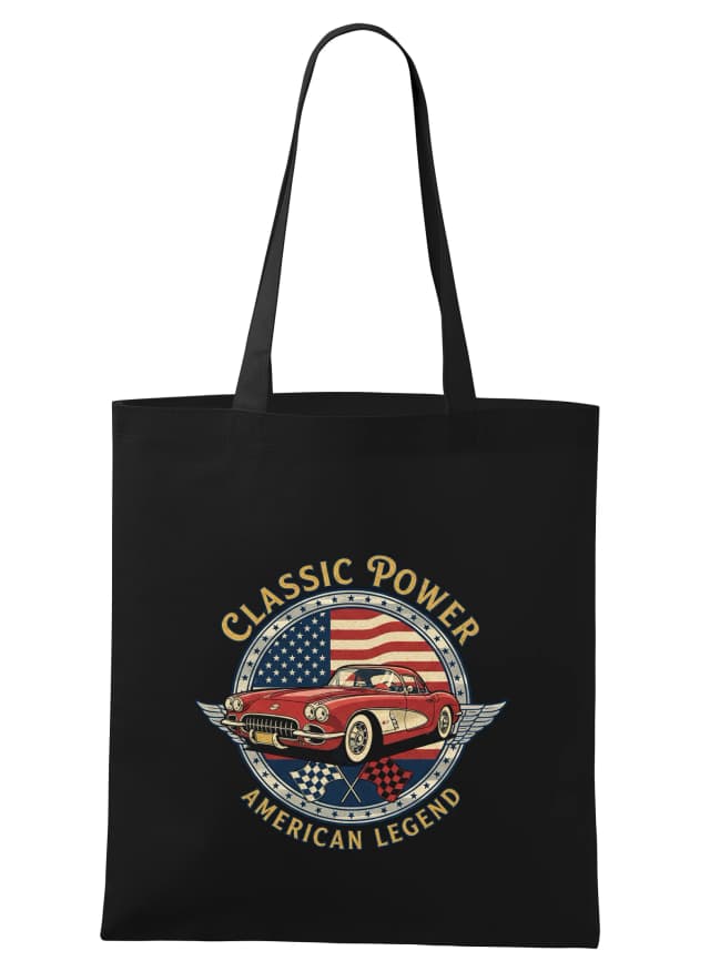 Nákupní taška Classic Corvette Americana Síla Americké Ikony V Retro Designu