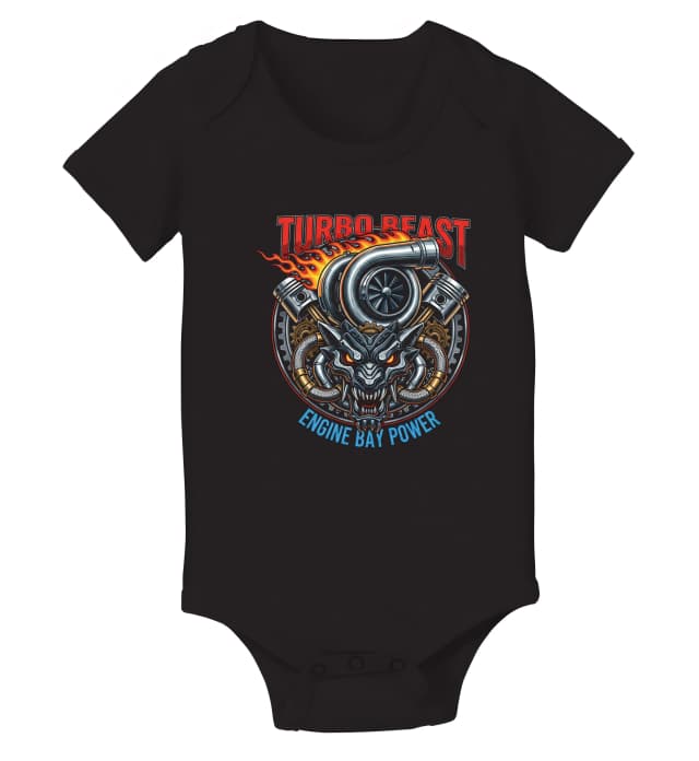 Dětské body Turbo Beast Divoký Drak Motorového Prostoru Plameny A Síla