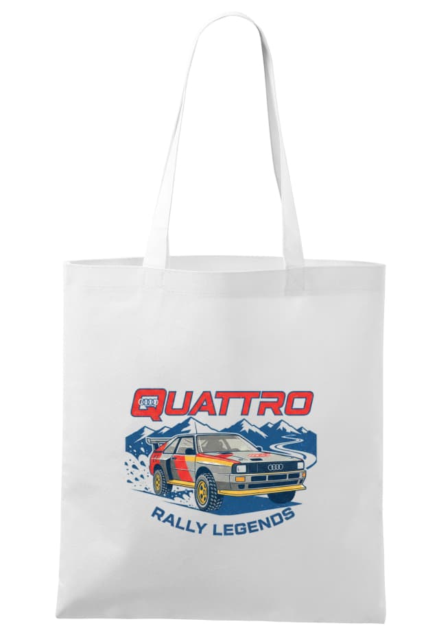 Nákupní taška Ikonická Quattro Rally Legends V Horském Sněhu A Prachu