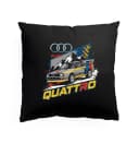 Polštář Audi Quattro Legendární Horská Rallye Retro Rychlost A Čtyřkolový Pohon