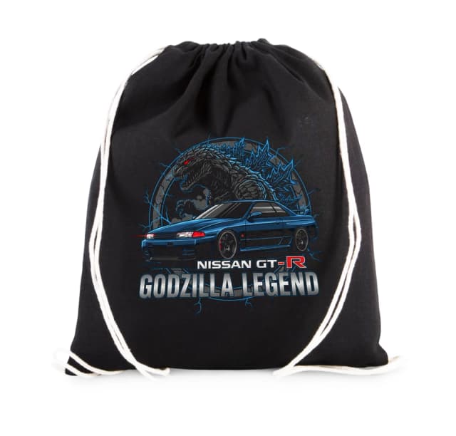 Vak na záda Legendární Nissan Gtr Godzilla Noční Síla Rychlosti A Mystiky