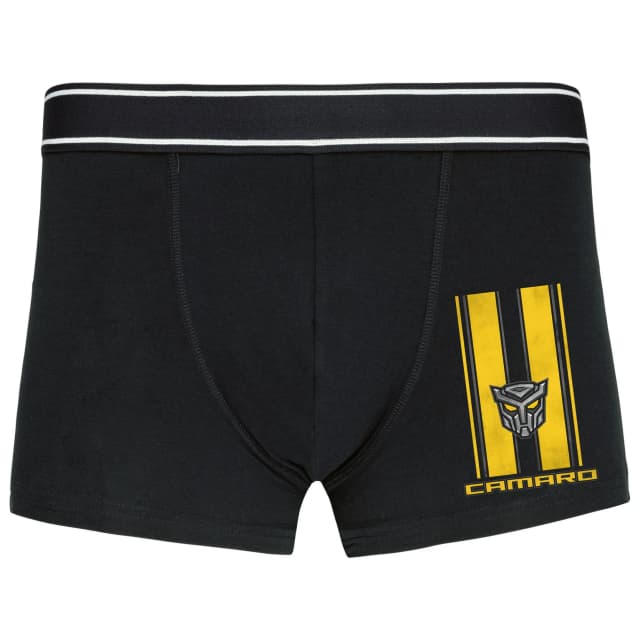 Boxerky Camaro Žluté Pruhy Bumblebee Ikonický Styl A Rychlost