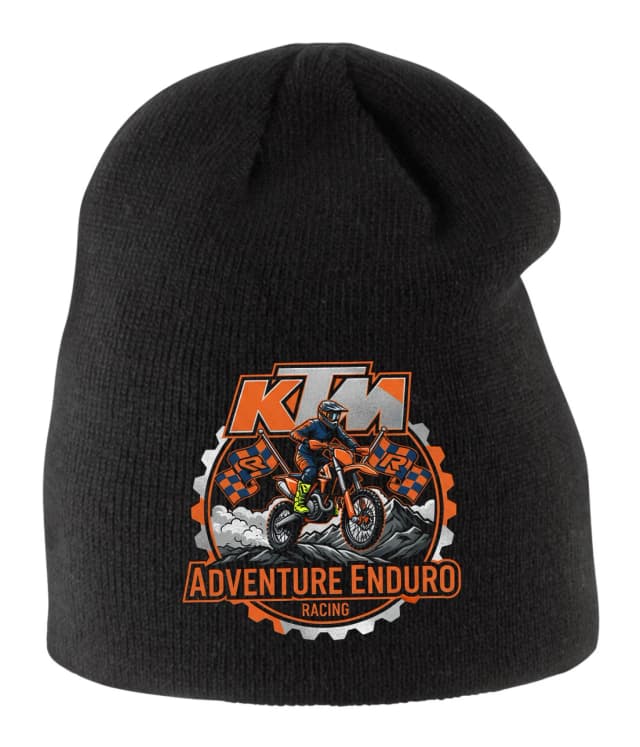 Dětská zimní čepice Ktm Adventure Enduro Racing Divoká Horská Jízda Plná Adrenalinu