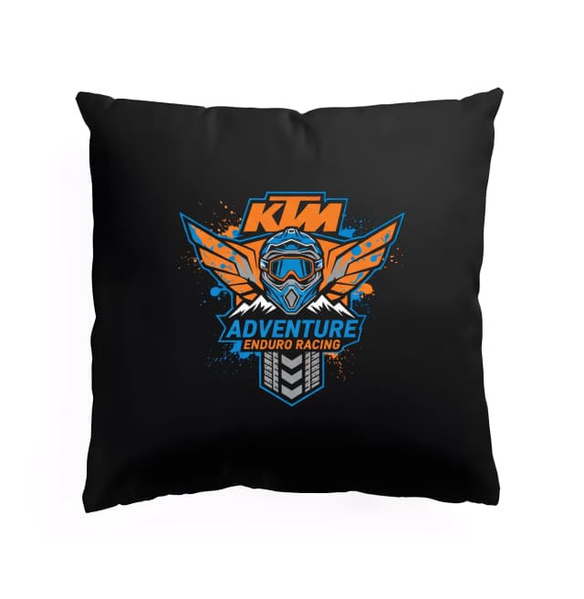Polštář Ktm Adventure Enduro Racing Oranžovomodrá Horská Výzva S Křídly