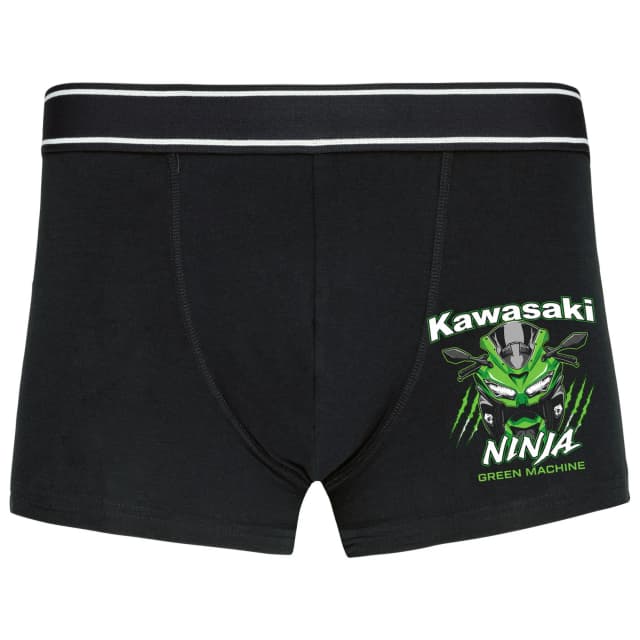 Boxerky Kawasaki Ninja Green Machine  Divoká Zelená Síla Silnic