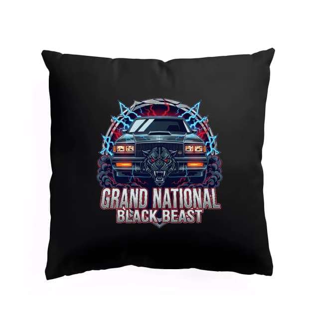 Polštář Černý Panter Grand National Black Beast Síla Silnic A Blesků
