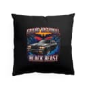 Polštář Legendární Grand National Černý Black Beast Síla Styl A Retro Kouzlo