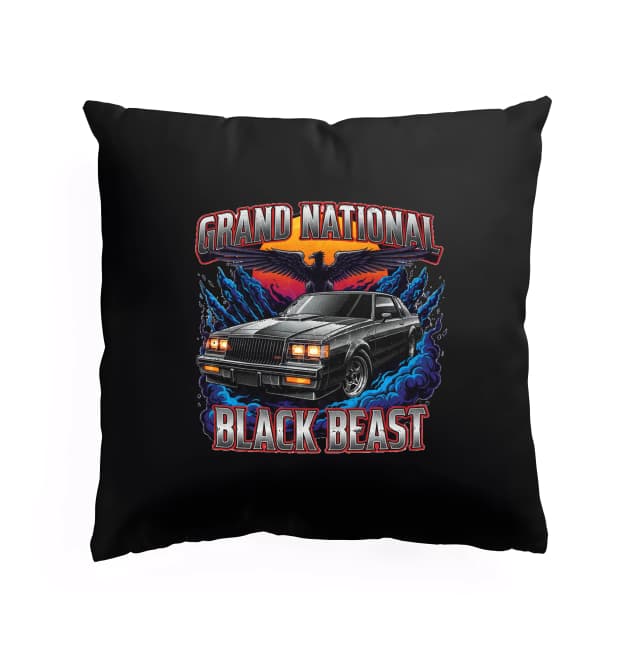 Polštář Legendární Grand National Černý Black Beast Síla Styl A Retro Kouzlo