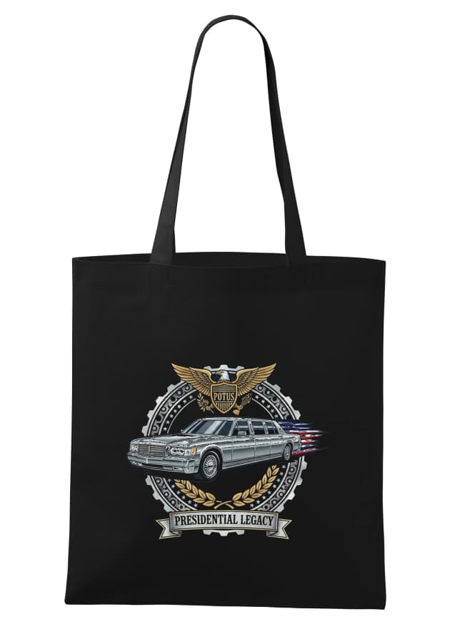 Nákupní taška Prezidentské Dědictví Potus Presidential Legacy Lincoln Continental Ikona Moci A Stylu