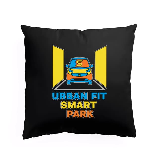 Polštář Městské Kompaktní Parkování Smart Park Chytré Řešení Pro Úsporu Místa