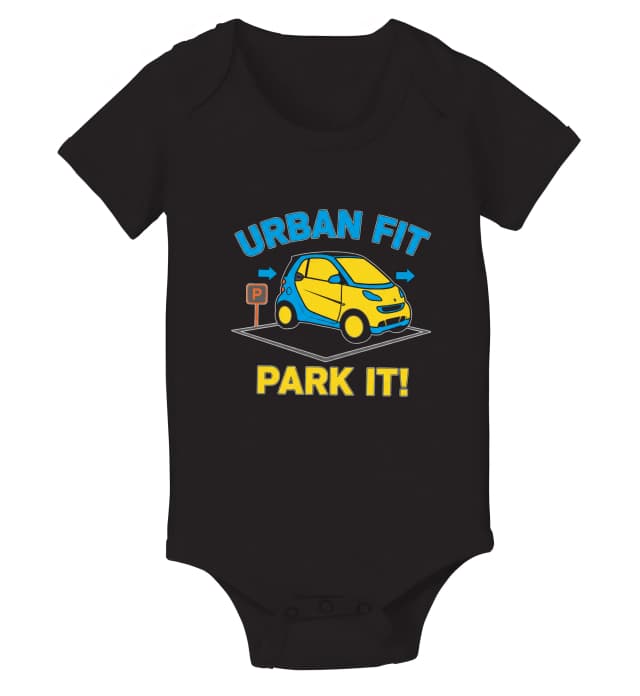 Dětské body Urban Fit Malé Městské Autíčko Kompaktní Parkování Pro Úzké Ulice