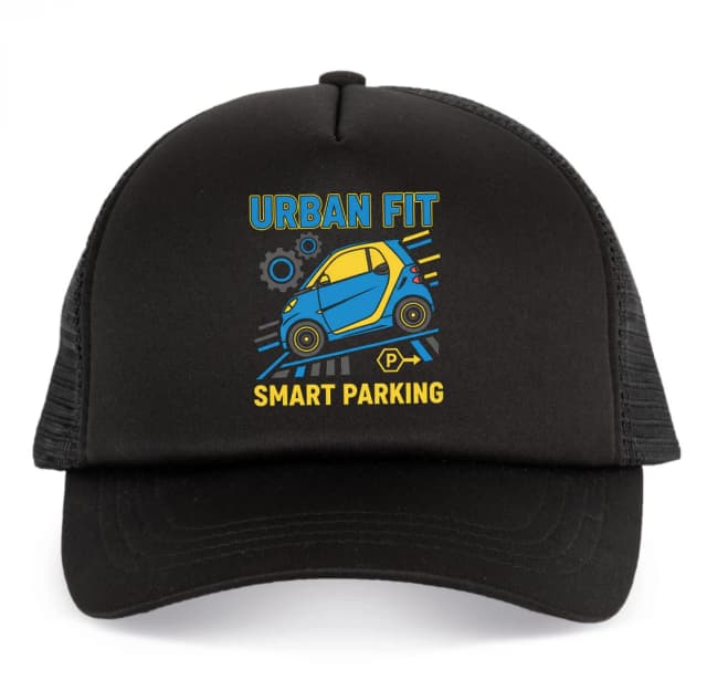 Dětská kšiltovka Chytré Parkování Smart Pro Městské Kompaktní Vozy A Fanoušky Urban Fit