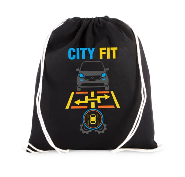 Vak na záda City Fit Chytré Městské Parkování A Kompaktní Styl Pro Mini Auta V Centru