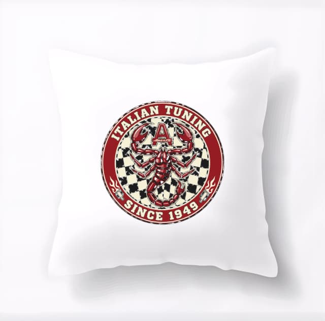 Polštář Abarth Škorpion Italské Tuningové Dědictví Závodní Retro Síla