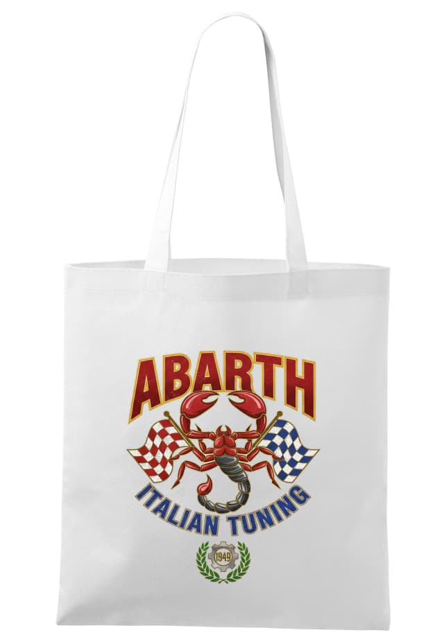Nákupní taška Legendární Abarth Štíří Síla Italian Tuning A Retro Vášeň