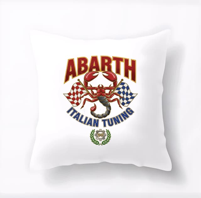 Polštář Legendární Abarth Štíří Síla Italian Tuning A Retro Vášeň