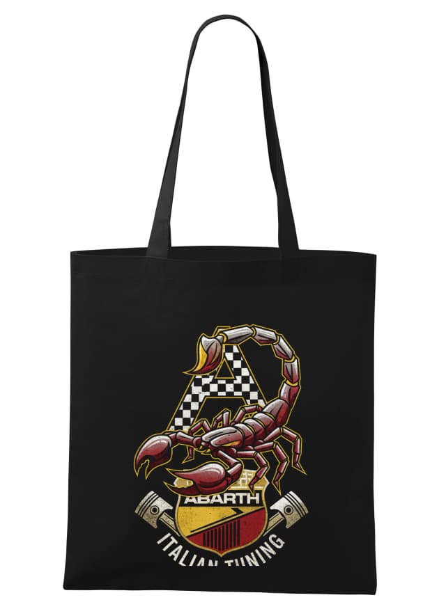 Nákupní taška Štíří Síla Abarth Italian Tuning Italská Rychlost A Styl