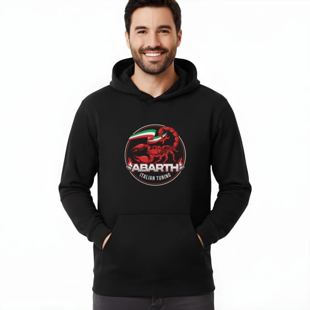Mikina Abarth Italské Ladění Mechanický Štír Oheň A Síla