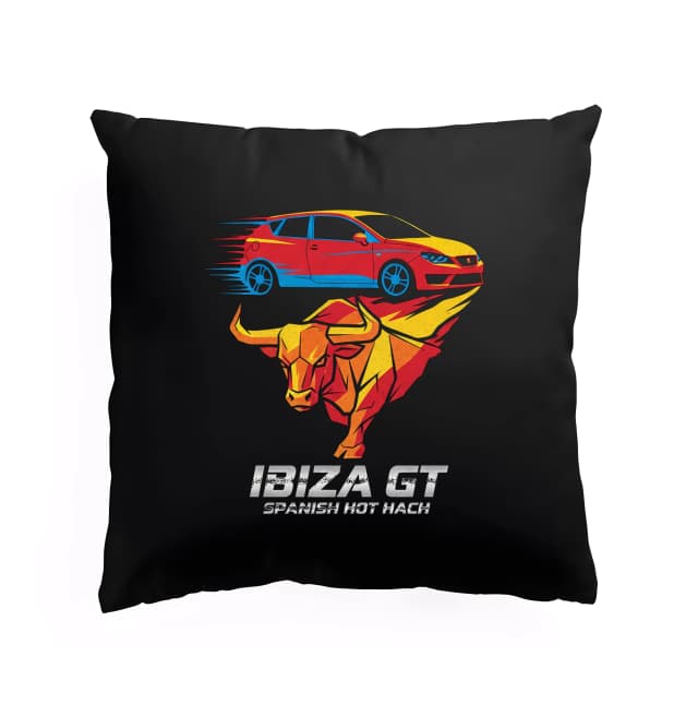 Polštář Ibiza Gt Španělský Hot Hatch Býk Ohně A Rychlosti