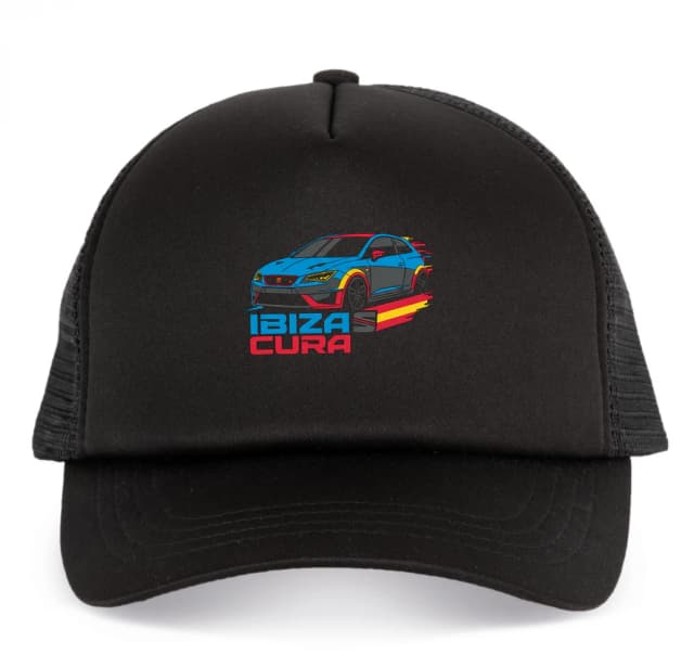Dětská kšiltovka Ibiza Cupra Španělský Hothatch S Dynamickým Neonovým Retro Závodním Motivem